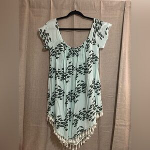 Fighting Eel | Ava Sky Dress Sunkiss Mint  Fish